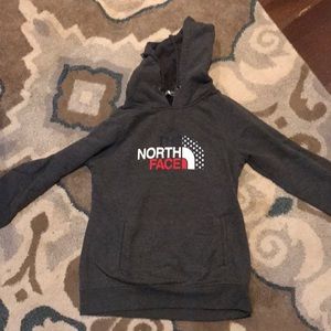 The North Face sweatshirt